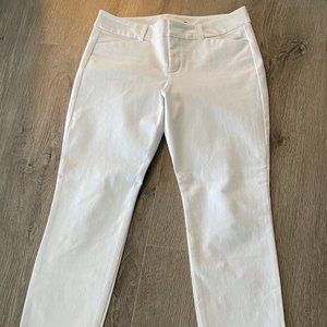 Old Navy Pixie Mid Rise Size 10 Petite Full Bright White Pants